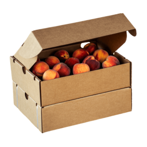 Palisade Peach Double Box – 26 Peaches